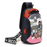 Mochila Cruzada Con Usb Journey Of Stephanie Nicole Lee