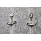 Original Tous 615263010 Aretes Puppies Baño De Oro Blanco  