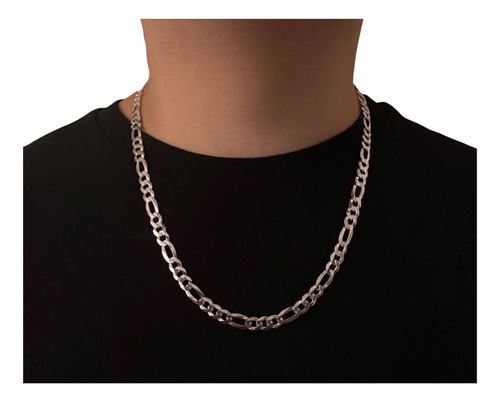 Cadena Collar Hombre Cartier Plata 925 7mm 60cm Regalo Padre