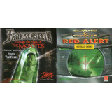 Kit 2 Cd´s - Jogo Para Pc, Red Alert E Frankenstein