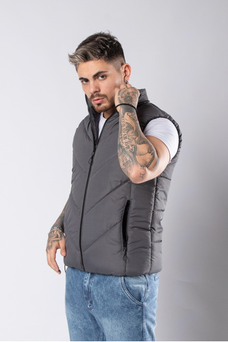 Chalecos Inflable Hombre Chaleco Puffer 100% Impermeable