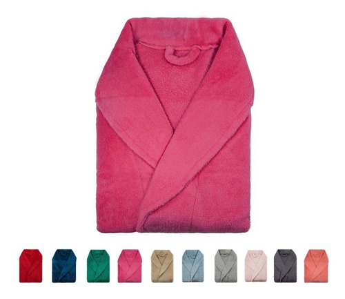 Kimono Microfibra Plush Várias Cores Adulto Para Frio Camesa