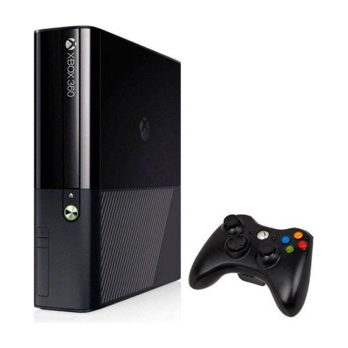 Microsoft Xbox 360 + 2 Controles + Kinect E 4gb Standard Cor  Preto