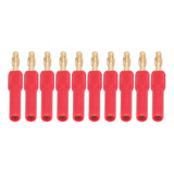 Conector Tipo Banana, 10 Piezas, 4,0 Mm A 2 Mm, Hembra, 30 V