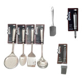 Set X7 Utensilios Acero Inoxidable Hudson Espátula Cuchara