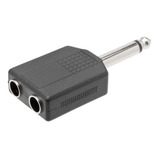 Adaptador Plug Conector 2 Jack J10/p10 Mono P10 Mono