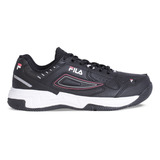 Zapatillas Tenis Fila Novaro C/ Negro-rosa Dama