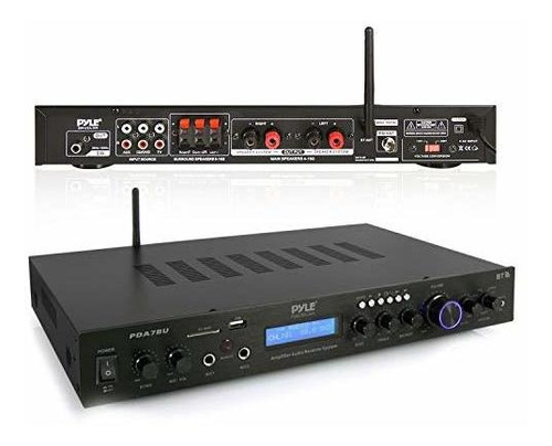 Pyle - Receptor Bluetooth De Montaje En Rack De 5 Canales, A