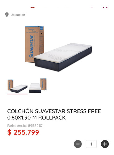 Colchón Suavestar Stress Free 1 Plaza