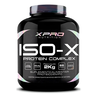 Fórmula Whey + Vitaminas E Proteínas Whey Iso-x Xpro 2kg Sabor Morango | Frete grátis