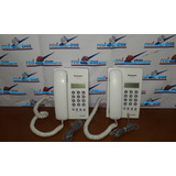 3 Teléfonos Panasonic Kx-t7703 Con Identificador D Llamada