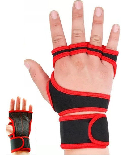 Guantes Para Pesas Gimnasio Gym Deporte Con Muñequera