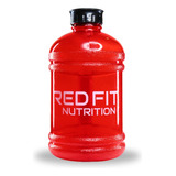 Galão De Água Red Fit Nutrition Academia Fit 1,8l