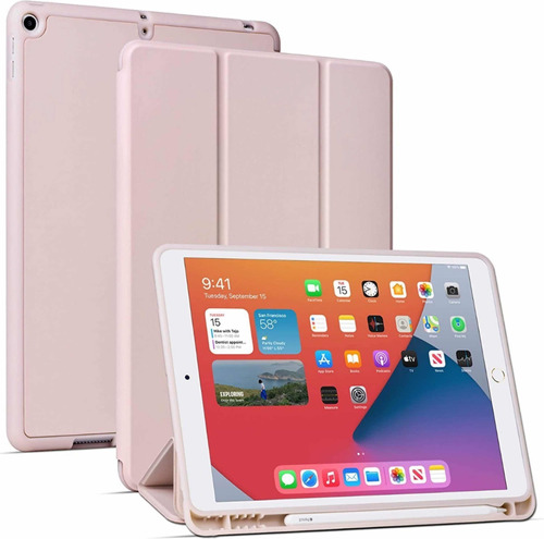 Carcasa Funda Para iPad 10.2 8va Y 9na Gen / Ranura De Lapiz