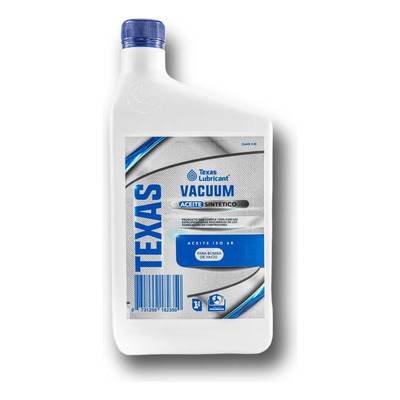 Aceite Mineral 1l Iso 68 Texas Lubricant Para Bomba De Vacío