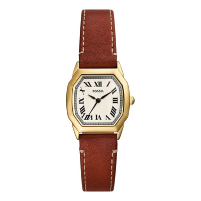 Reloj Dama Fossil Es5364 De Piel Marrón | Meses sin interés