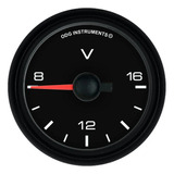 Voltímetro Odg Fusca Black 52 Mm Vocho