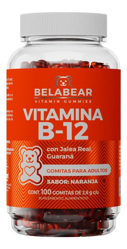 Solanum Belabear Vit B12 + Jalea Real Guaraná 100 Gomitas