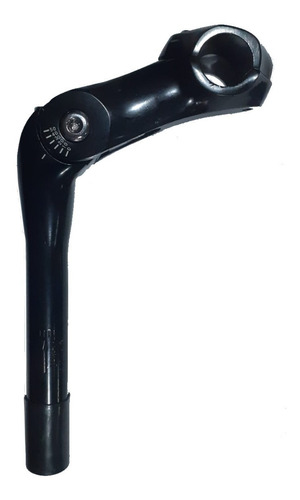 Stem Regulable Negro De Aluminio Para Bicicleta 22.2x25,4mm