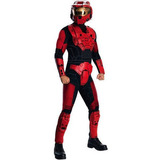 Disfraz De Spartan Rojo Talla X-small (32-34) Para Hombre,