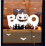 Vinilo Decorativo Reutilizable Halloween Boo Calabaza
