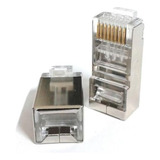 Kit Conector Rj45 Cat6 8x8 Blindado