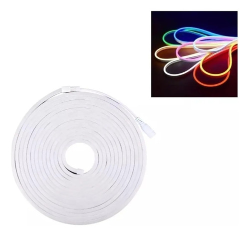 Cinta Rgb Neon Flex De 5mts 12vol C/control Y Transformador 