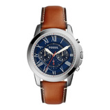 Reloj Hombre Fossil Grant De Cuero