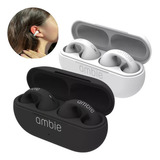 Fone De Ouvido Sem Fio Bluetooth Ambie Para Celular Redmi Cor Preto Ou Branco Cor Da Luz 1bluetooth