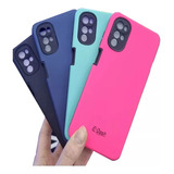 Funda Reforzada Soft + Vidrio Templado 9h Para Motorola G22