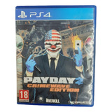 Payday 2 Crimewave Edition Ps4 Mídia Física Original Usado 