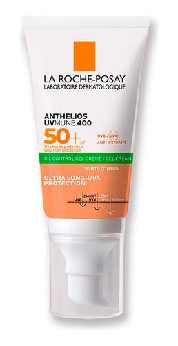 La Roche Posay Anthelios Fps 50+ Gel Color Crema Toque Seco