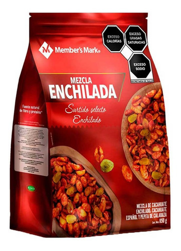 Cacahuates Enchilados Y Semillas Member's Mark 850 Gr
