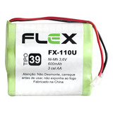 Bateria Para Telefone Sem Fio 3.6v 600mah - Flex 110u