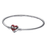 Pulsera Pandora Rígida Spider-man Marvel Spidey Plata Ale925