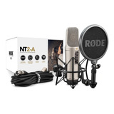 Rode Nt2a Micrófono Condenser Multipatrón Kit Antipop Cable