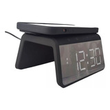 Reloj Mesa Digital Alarma Despertador Hora Led Inalámbrico