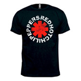 Remera Red Hot Chili Peppers Logo Algodón Premium Peinado