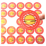 Sticker Calco Etiqueta 3cm Personalizados X500 En Plancha