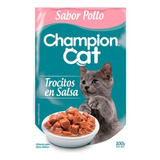 Sachet Champión Cat (gatitos-kitten) Pollo 24unids 100gr C/u