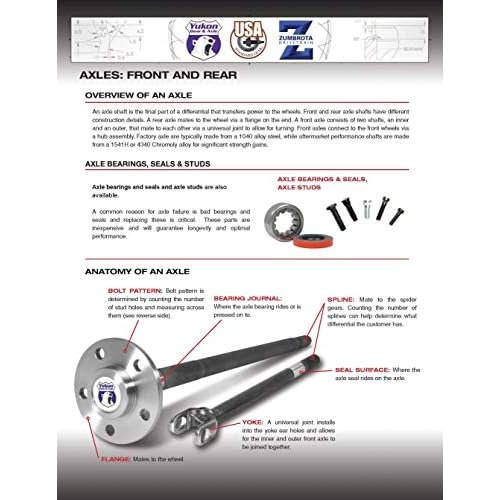 \u0026amp; Axle (yms9363s) Sello De Eje Diferencial Ford 31-... Foto 2