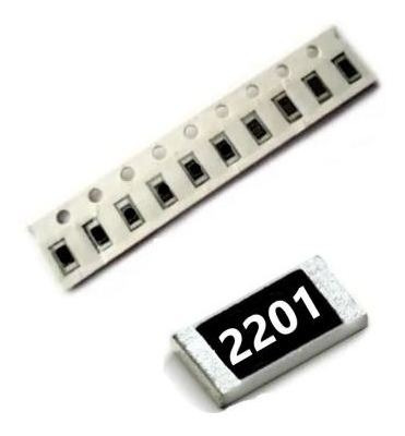 2,2 K Ohms 1% (20 Unidade) Resistor Smd 0805 2k2 2,0mmx1.2mm