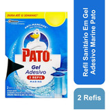 Detergente Sanitário Gel Adesivo Marine Pato 38g Cada 2 Unidades Grátis 50% De Desconto No Segundo Refil