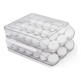 Recipiente De Huevos Con Tapa Para Refrigerador Con Tapa (36