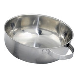 Bowl Para Batir 24cm Con Asa Uso Gastronómico Acero Inox