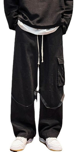 Pantalones Cargo Hombre Pantalon Negro Pantalones Hombre