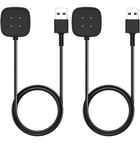 Threeeggs Compatible Con Cargador Fitbit Sense 2, Cable De C