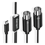 Conversor Cabo Midi Para Usb C Tipo C Para Computador Ele .