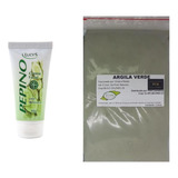 Argila Pura Verde 500g E Creme Pepino Whitonyl Clareia