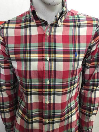 Camisa Polo Ralph Lauren Escocesa Talle Small